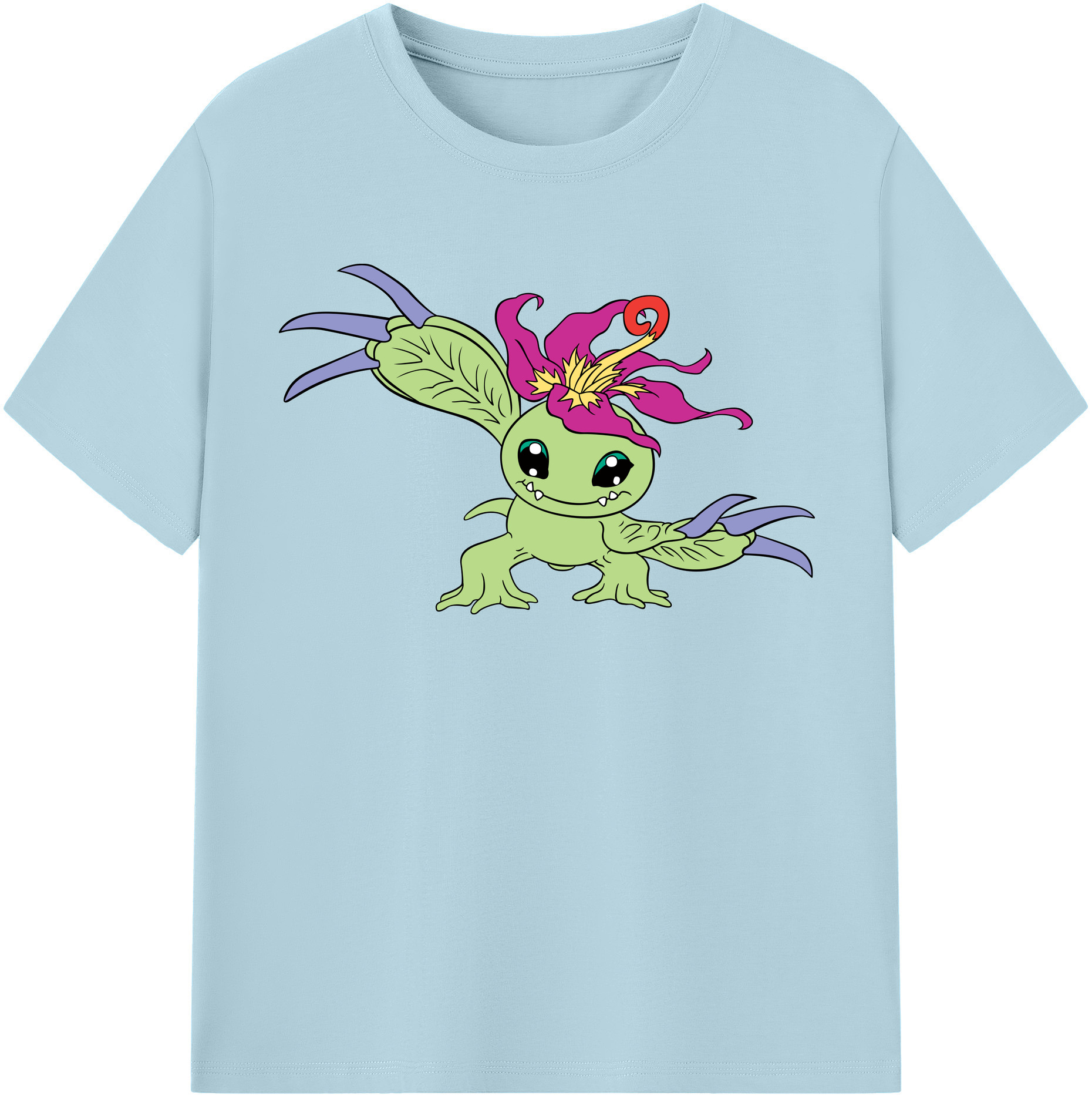（画像用） Digimon デジタルモンスター/デジモン 綿100％半袖Tシャツ（フロントプリント）